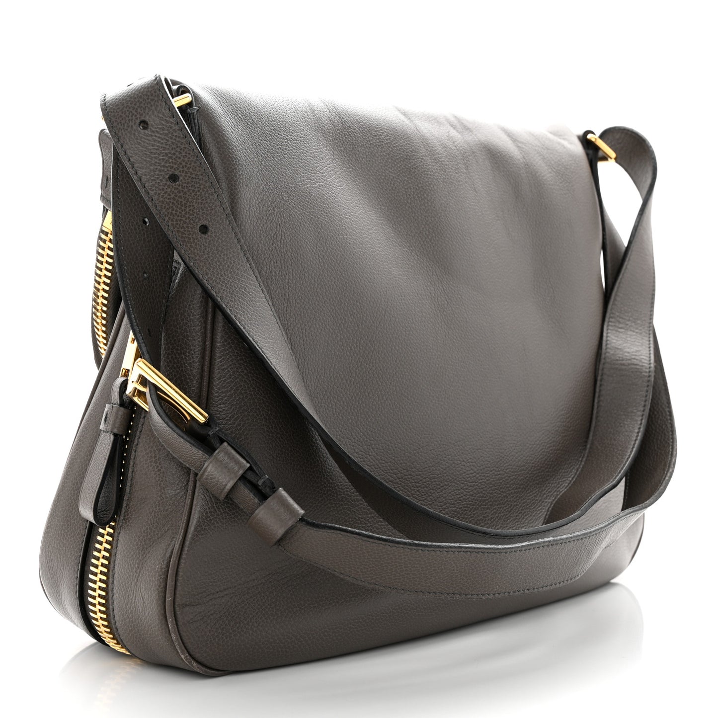 Pebbled Calfskin Medium Jennifer Graphite