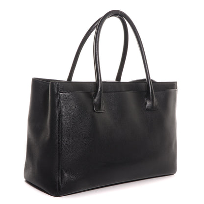 Chanel Calfskin Cerf Executive Shopper Tote Black 3 of 7