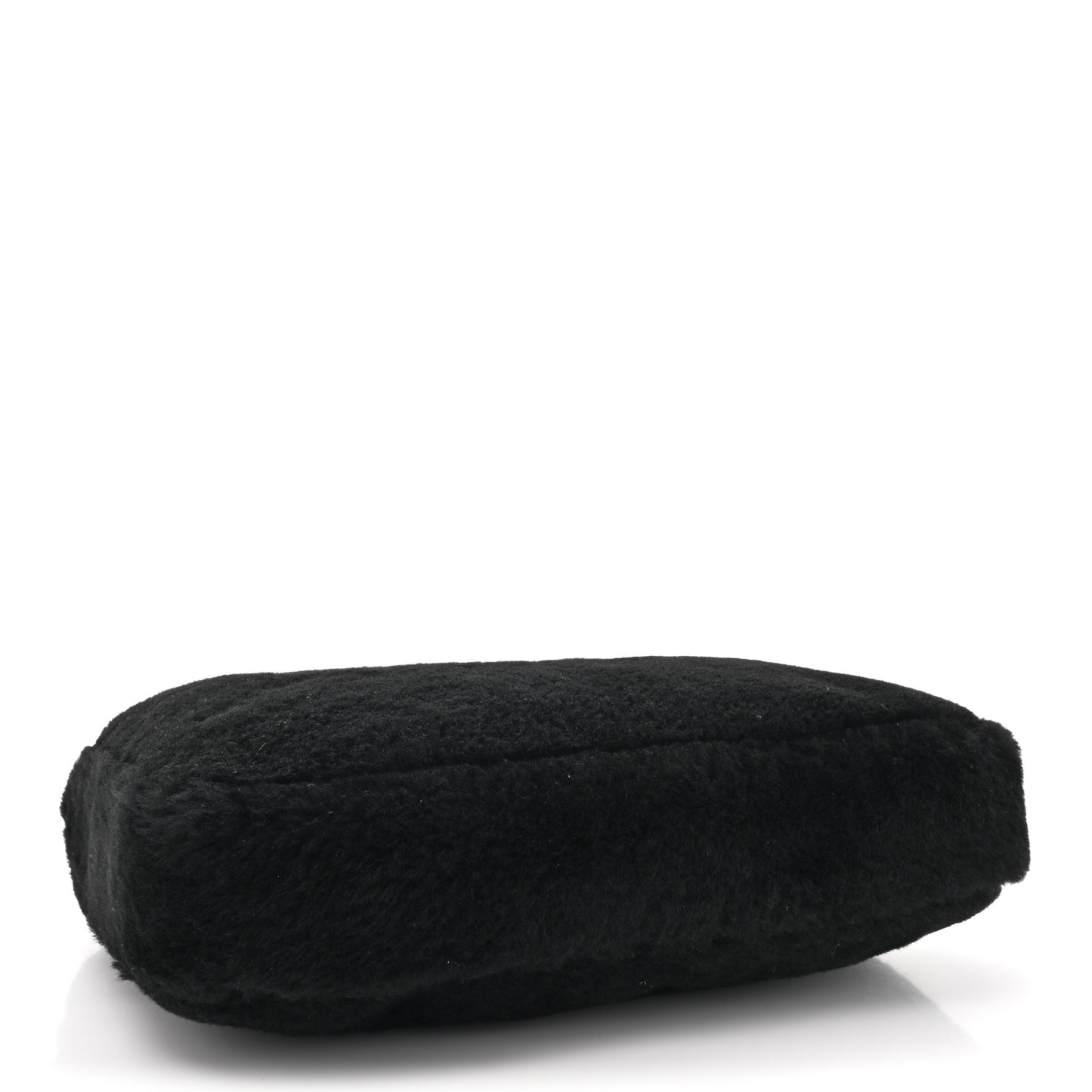 Shearling CC Flat Mules 39 Black