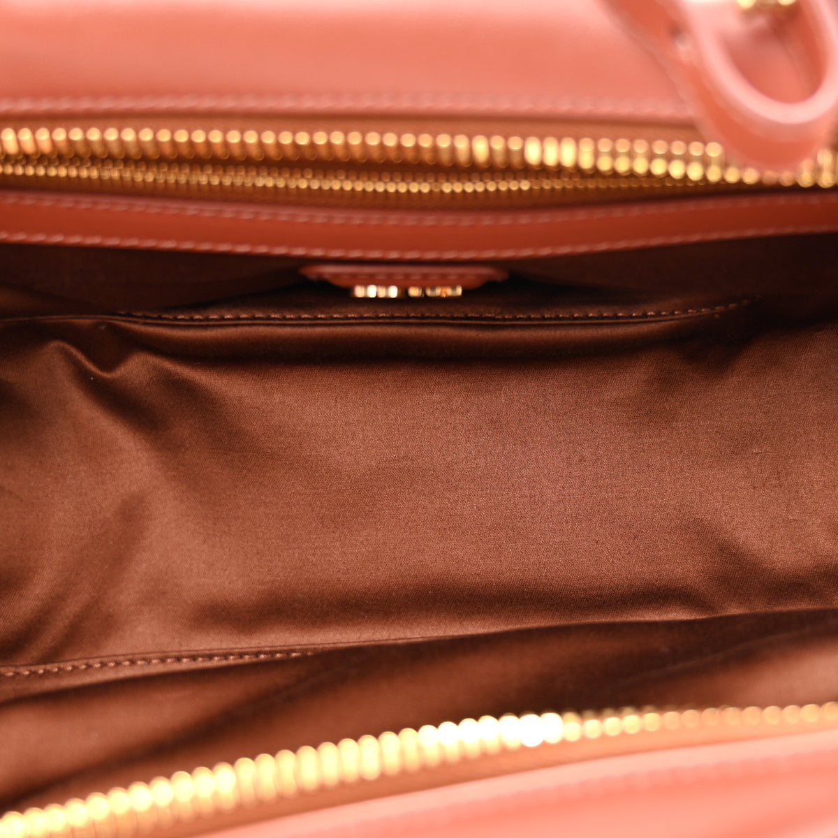 Nappa Small Beau Top Handle Bag Cognac
