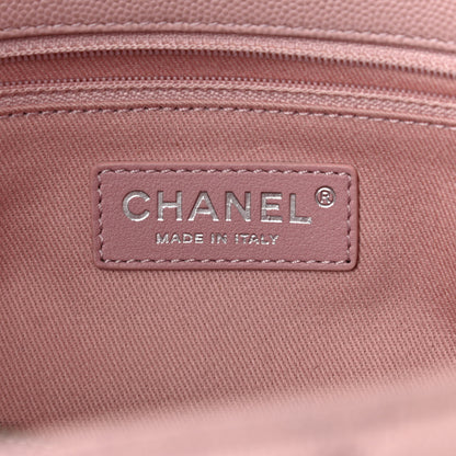 Chanel Caviar Quilted Medium Coco Handle Flap Light Pink 12 of 17