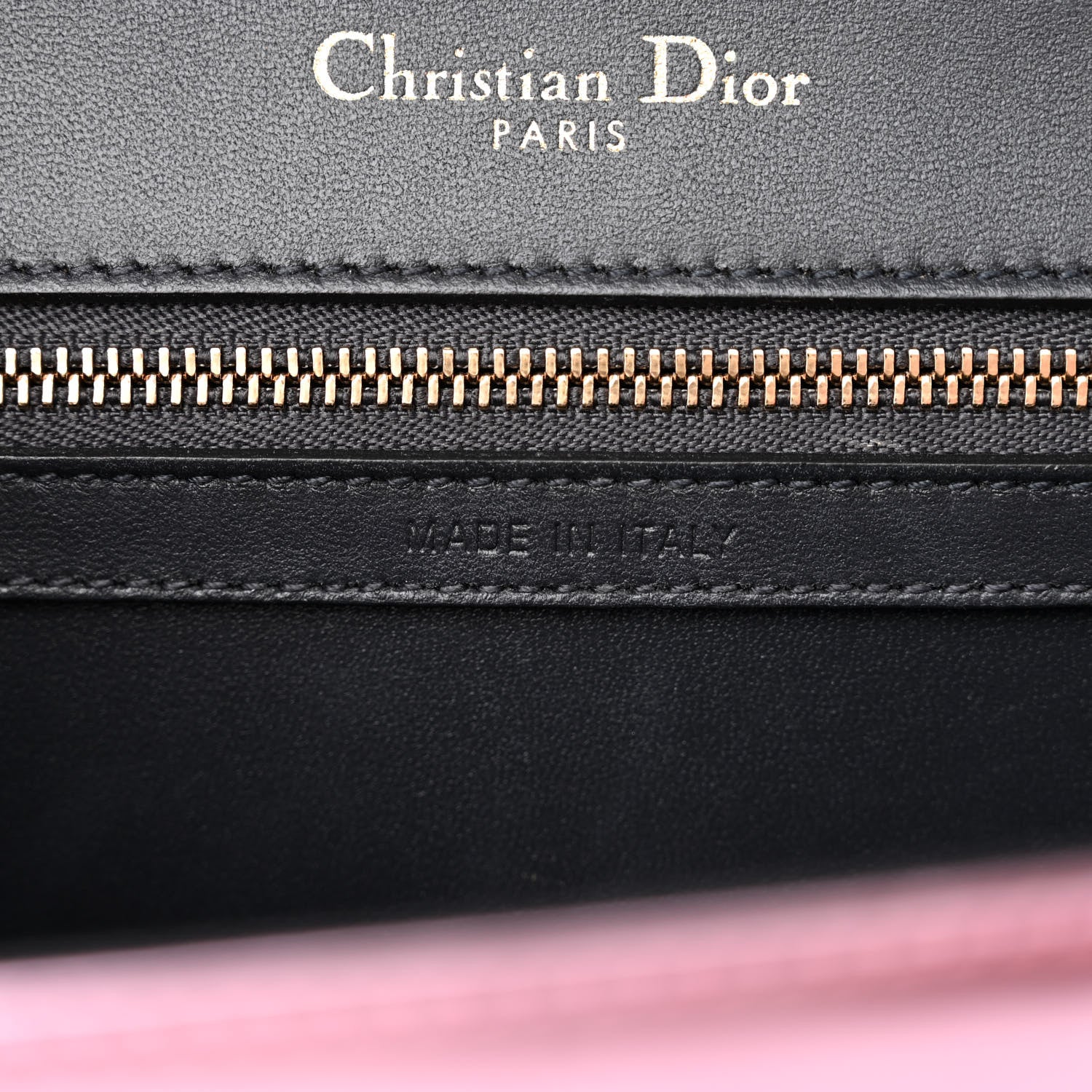 Christian Dior Metallic Patent Micro-Cannage Medium Diorama Flap Bag Pink 7 of 12
