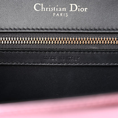 Christian Dior Metallic Patent Micro-Cannage Medium Diorama Flap Bag Pink 7 of 12