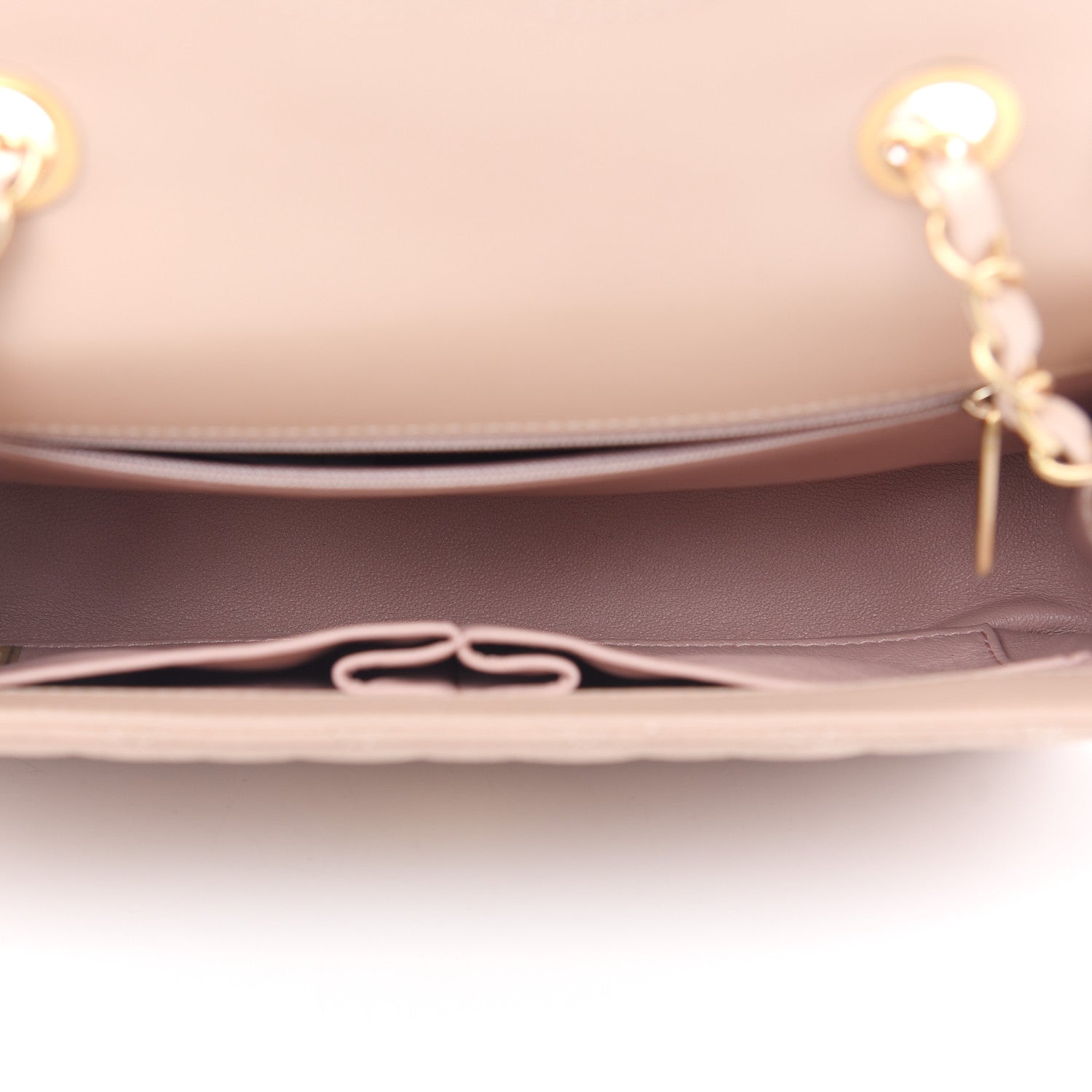 Chanel Caviar Quilted Medium CC Filigree Flap Beige 5 of 10
