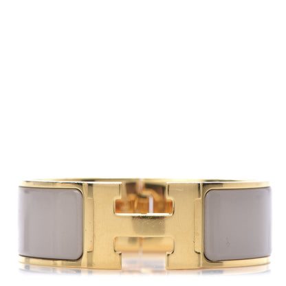 Hermes Enamel Wide Clic Clac H Bracelet PM Marron Glace 1 of 6
