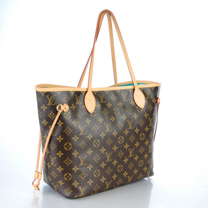 Louis Vuitton Monogram V Neverfull MM Turquoise 4 of 9