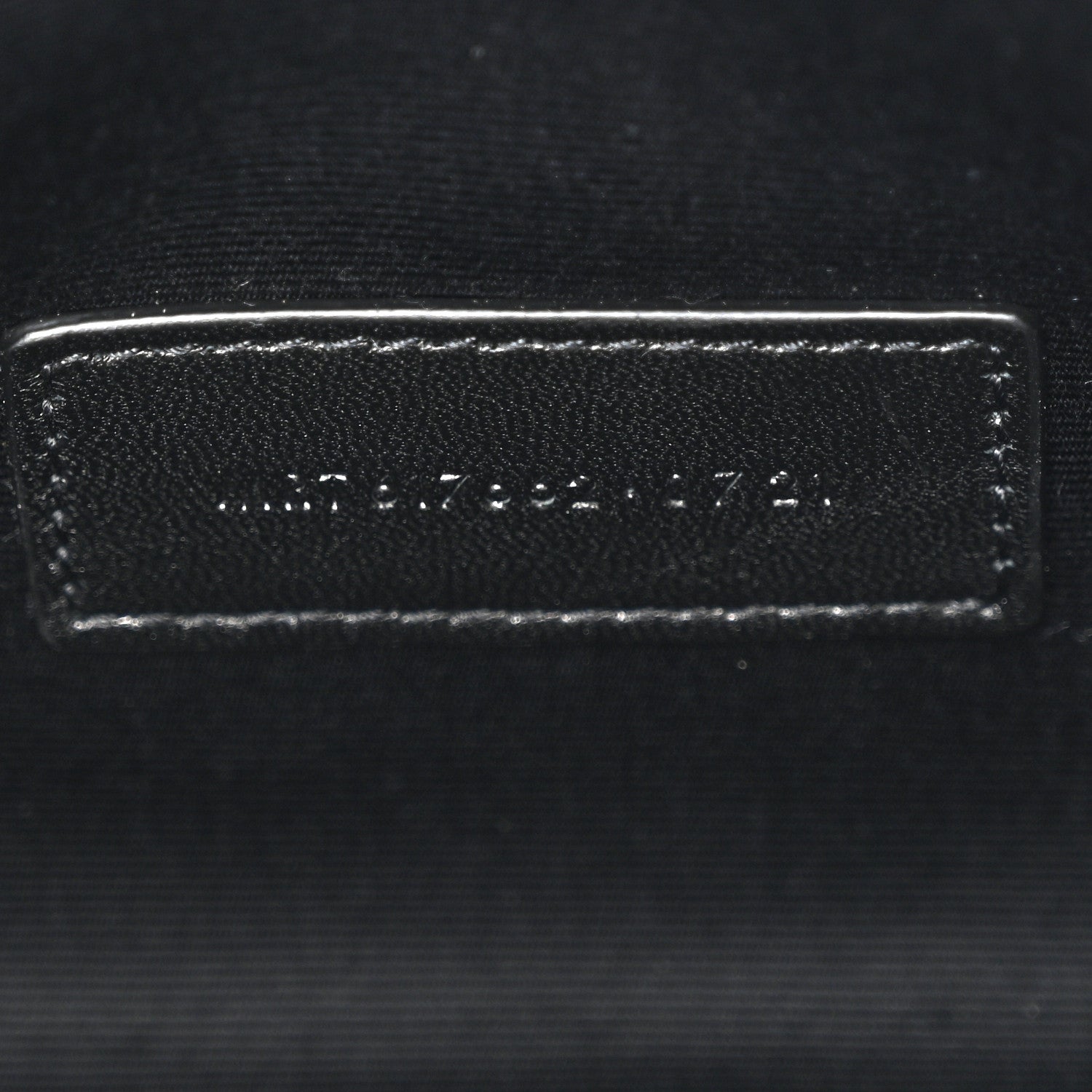 Saint Laurent Grain De Poudre Matelasse Chevron Monogram Envelope Clutch Fog 7 of 8