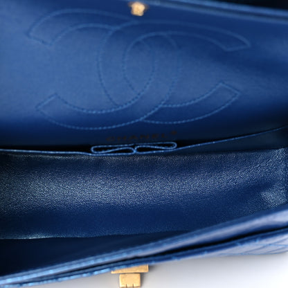 Chanel Metallic Calfskin Quilted 2.55 Reissue 225 Flap Blue 4 of 8