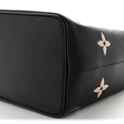 Louis Vuitton Empreinte Monogram Giant Neonoe MM Black Beige 9 of 9
