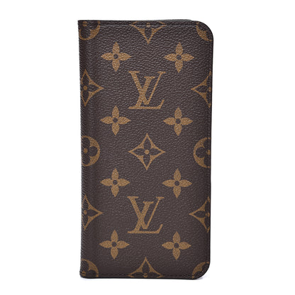 Louis Vuitton Monogram iPhone XS Max Folio Case 1 of 5