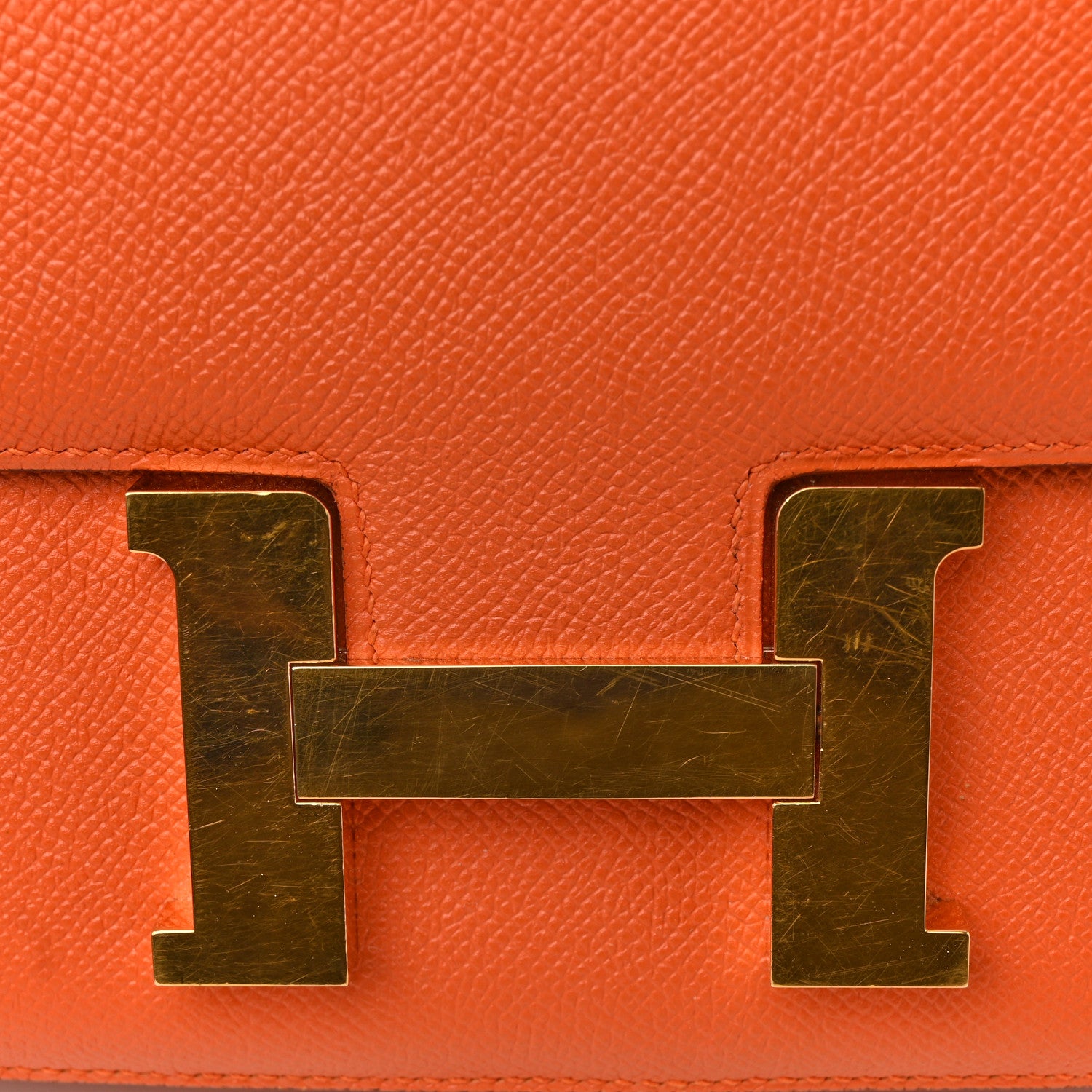 Hermes Epsom Constance 24 Orange 21 of 31