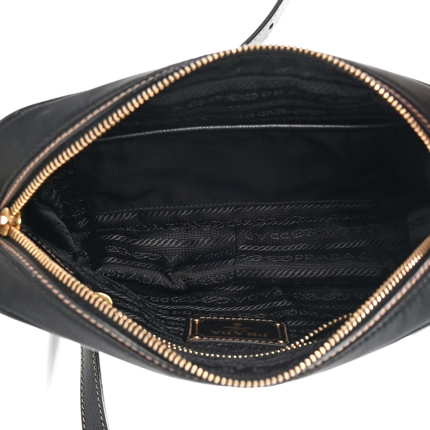 Tessuto Nylon Mini Camera Crossbody Black