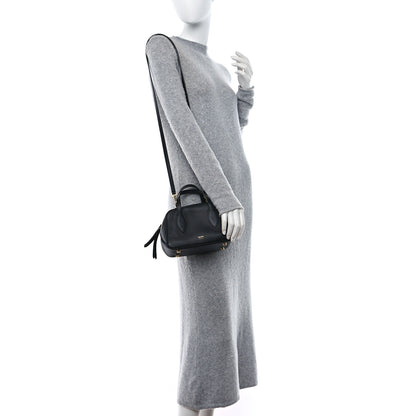 Khaite Pebbled Calfskin Small Maeve Bag Black 2 of 9