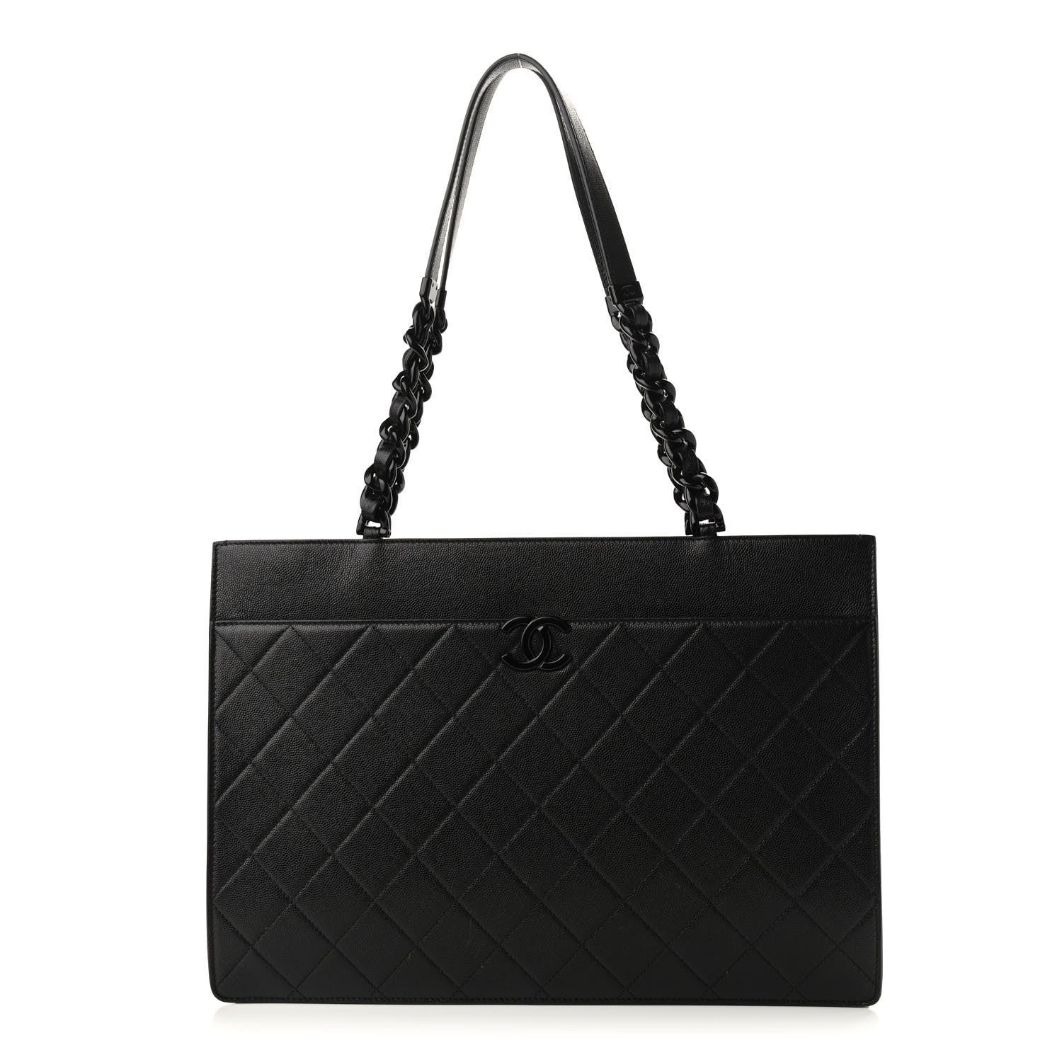 Chanel Caviar Quilted My Everything Large Shopping Tote Black 1 of 10