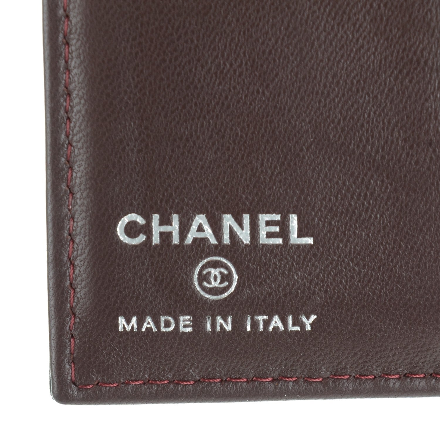 Chanel Lambskin Quilted CC Card Holder Wallet Black 6 of 7