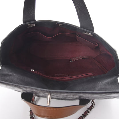Chanel Iridescent Glazed Calfskin In The Mix Tote Black 5 of 12