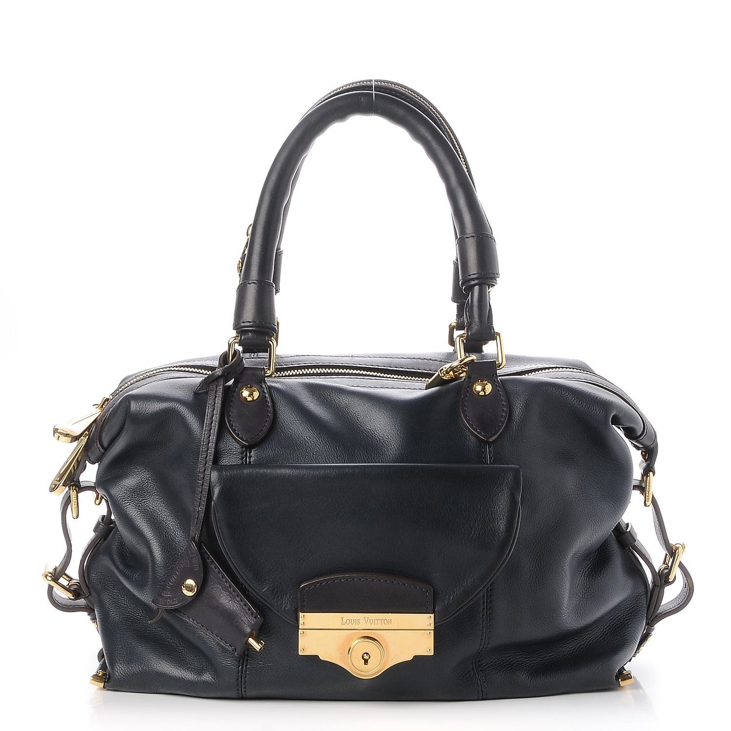 Calfskin Sac Louis Bleu