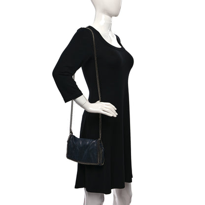 Stella McCartney Shaggy Deer Falabella Crossbody Bag Navy 2 of 8