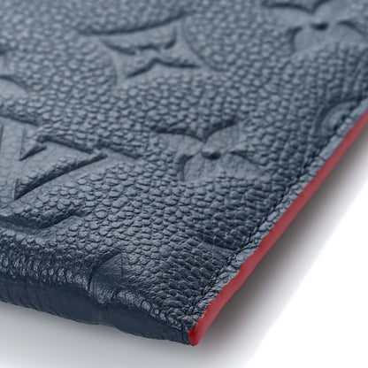 Louis Vuitton Empreinte Pochette Melanie MM Marine Rouge 8 of 9