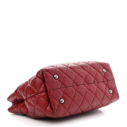 Chanel Aged Calfskin Quilted Reissue 2.55 Tote Red 4 of 11