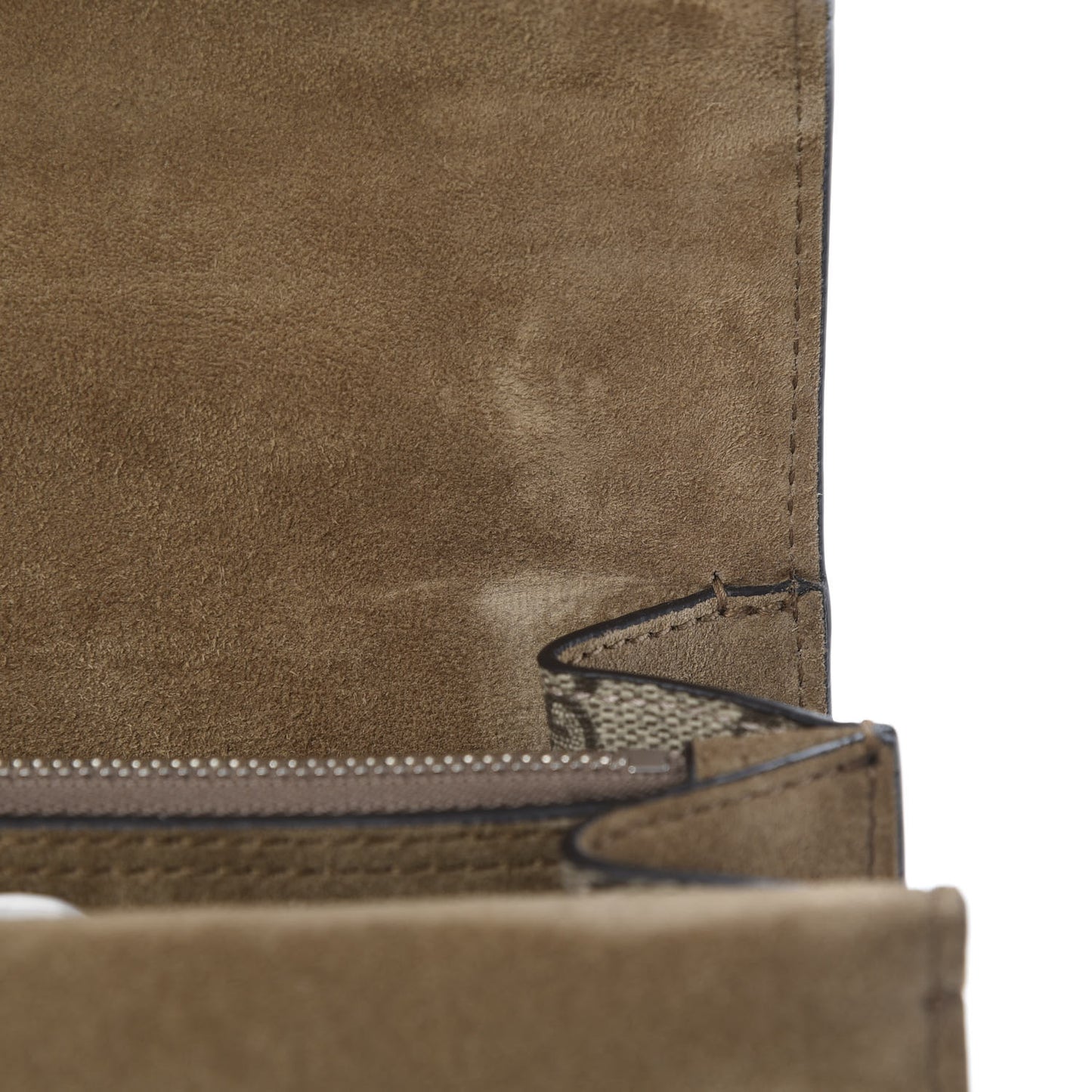 GG Supreme Monogram Small Dionysus Shoulder Bag Taupe