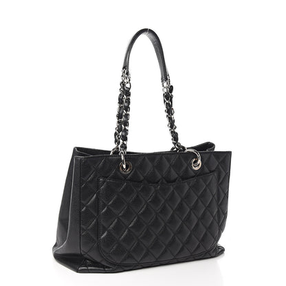 Chanel Caviar Quilted Grand Shopping Tote GST Black 2 of 8