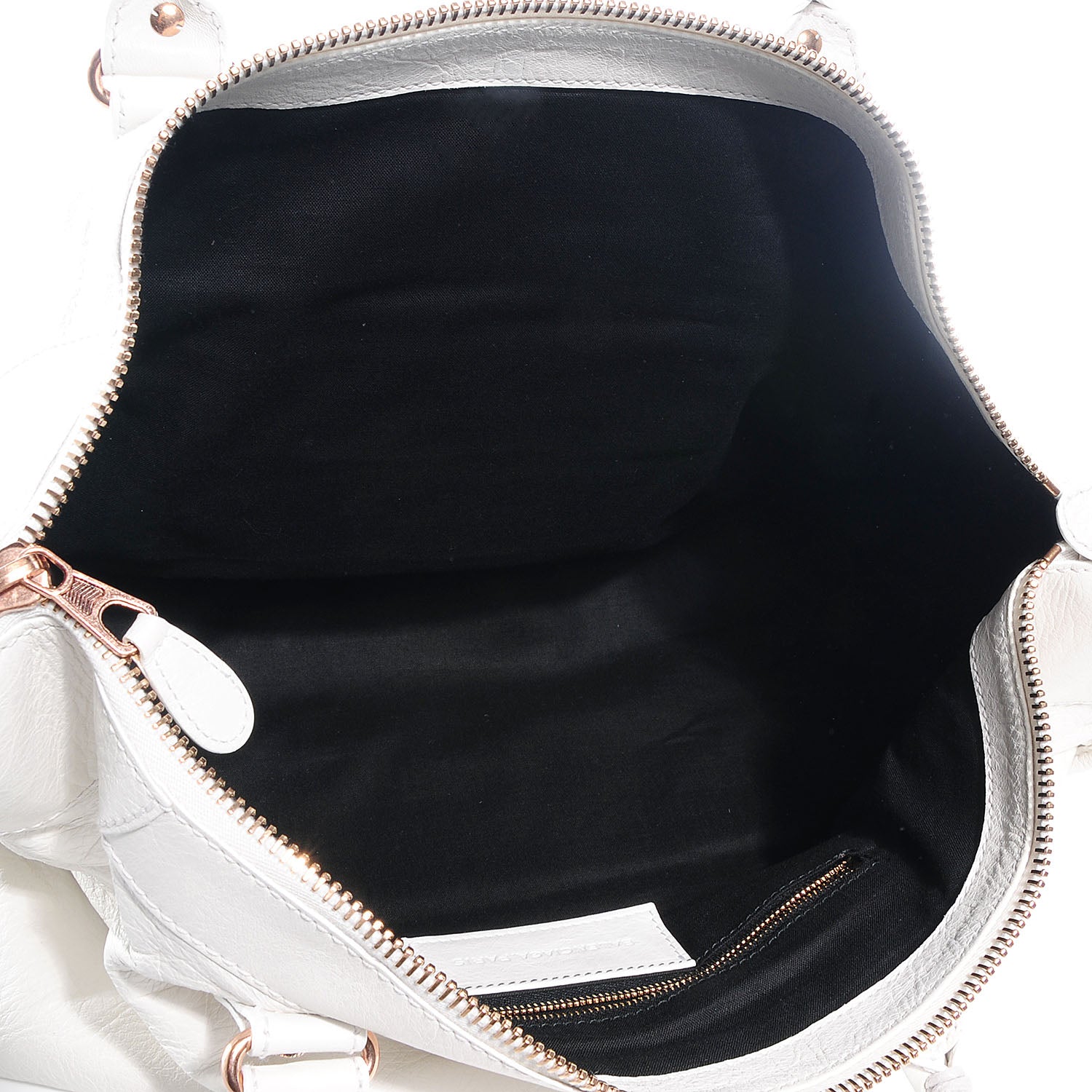 Balenciaga Agneau Giant 12 Rose Gold Hardware Work White Light 5 of 7