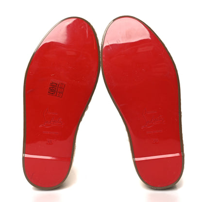 Christian Louboutin Goatskin Super Mariza 130 Espadrille Sandals 38 Black 5 of 7