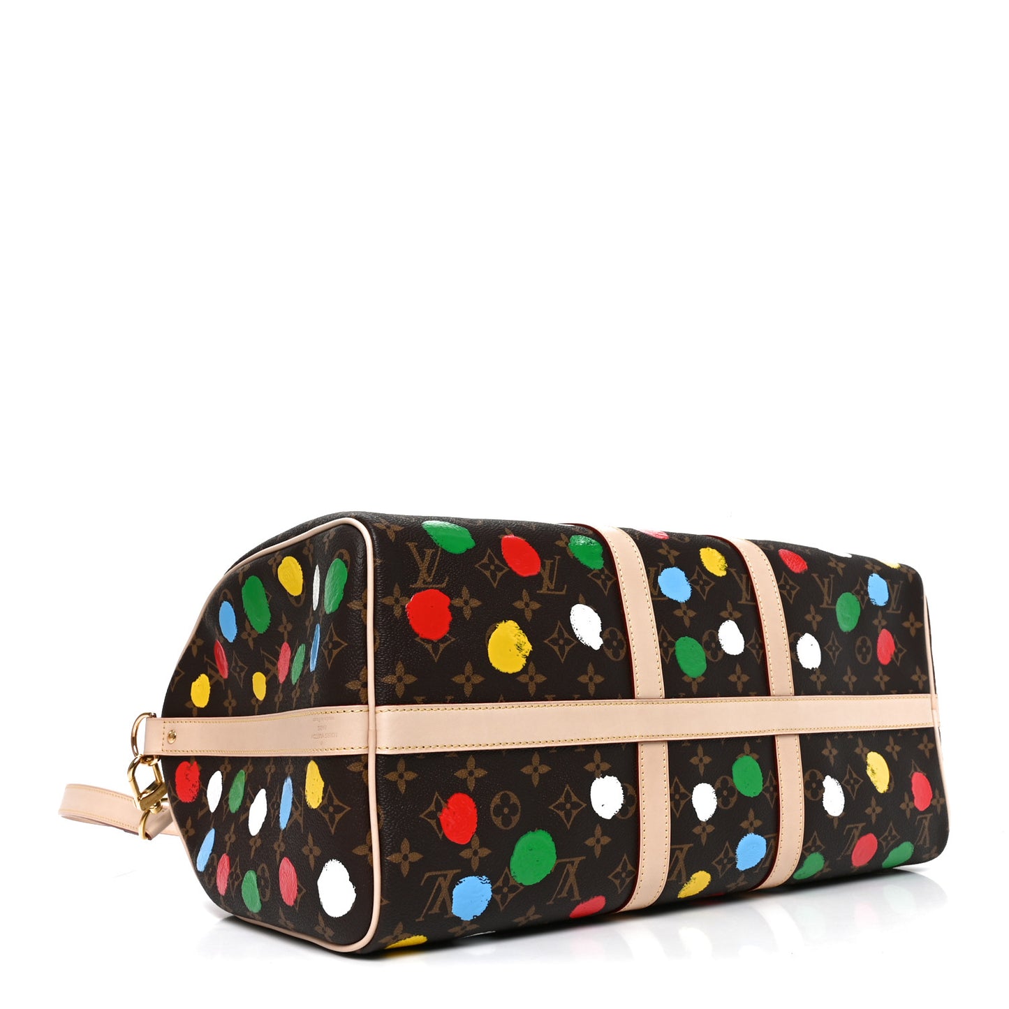 LV X YK Monogram Dots Keepall Bandouliere 45
