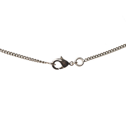 Chanel Enamel 5 CC Charm Necklace Gold Dark Red 4 of 4