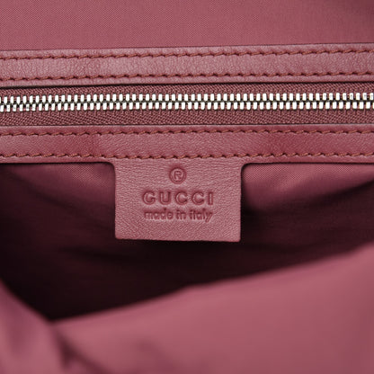 Gucci GG Supreme Monogram Blooms Medium Single Buckle Backpack Beige Multicolor Dry Rose 6 of 8