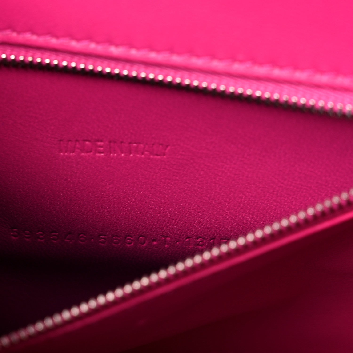 Balenciaga Shiny Calfskin Python Effect Small Hourglass Top Handle Bag Fuchsia Black 7 of 10