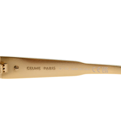 Celine Metal Triomphe 01 Sunglasses CL40235U Gold Green 6 of 7