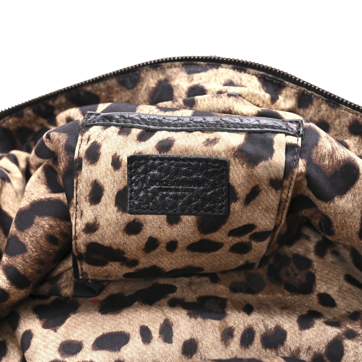 Dolce & Gabbana Grained Calfskin Miss Bunny Bag Black 1137369