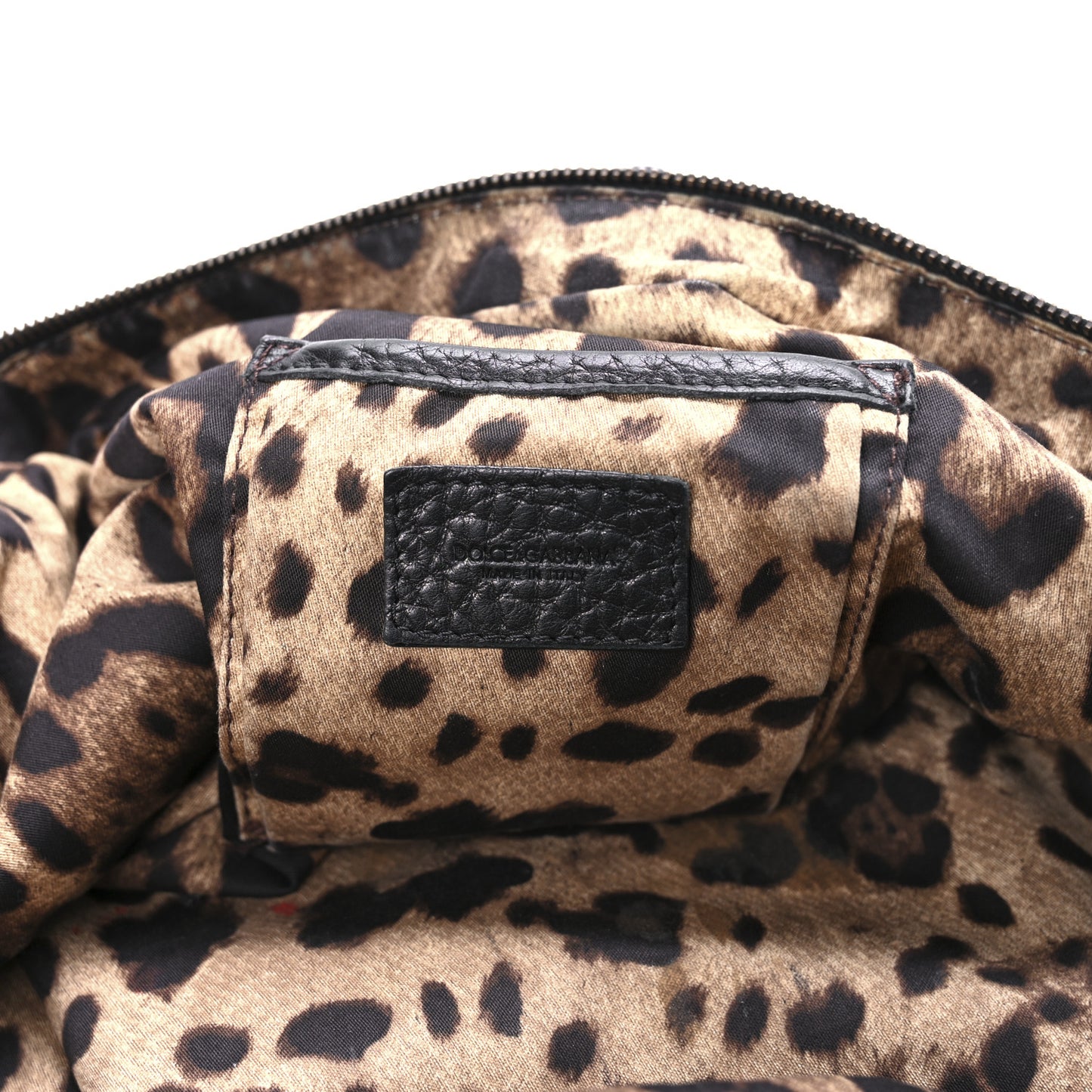 Grained Calfskin Miss Bunny Bag Black