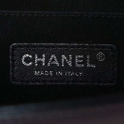 Chanel Iridescent Goatskin Quilted Small Boy Flap Purple 6 of 10