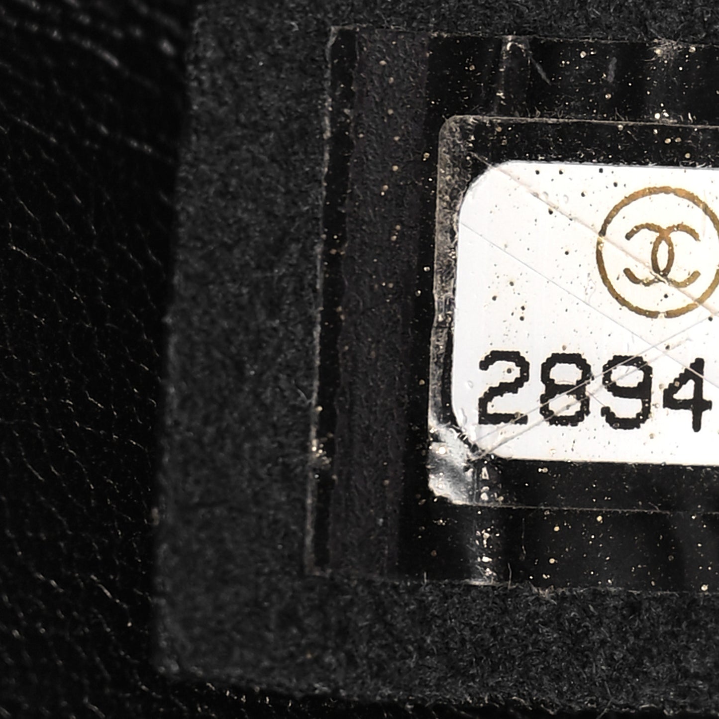 Lambskin Large Shopping Chain Tote Black