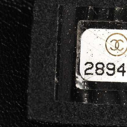 Chanel Lambskin Large Shopping Chain Tote Black 7 of 10