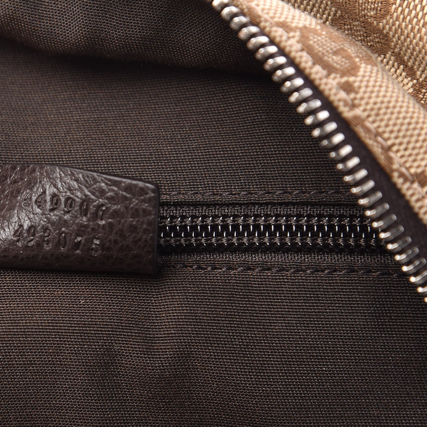 GG Monogram Travel Backpack Dark Brown