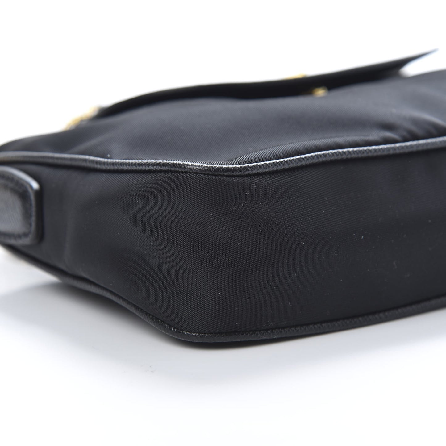 Tessuto Nylon Saffiano Crossbody Bag Black