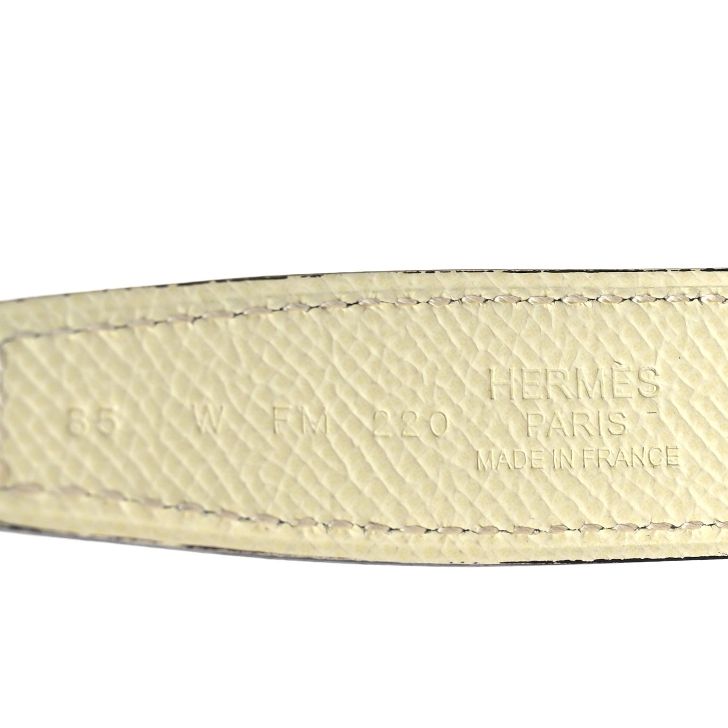 Hermes Swift Epsom 24mm Mini Constance H Belt 85 34 Nata Jaune Milton 3 of 5