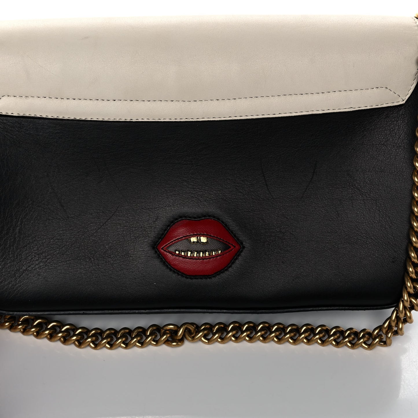 Nappa Studded Tiger Broadway Chain Shoulder Bag Multicolor