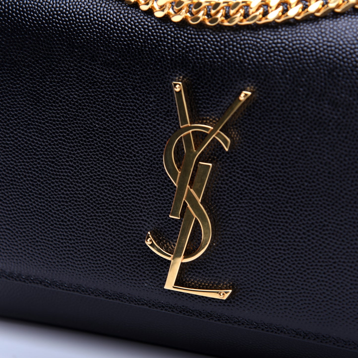Grain De Poudre Small Monogram Kate Satchel Black