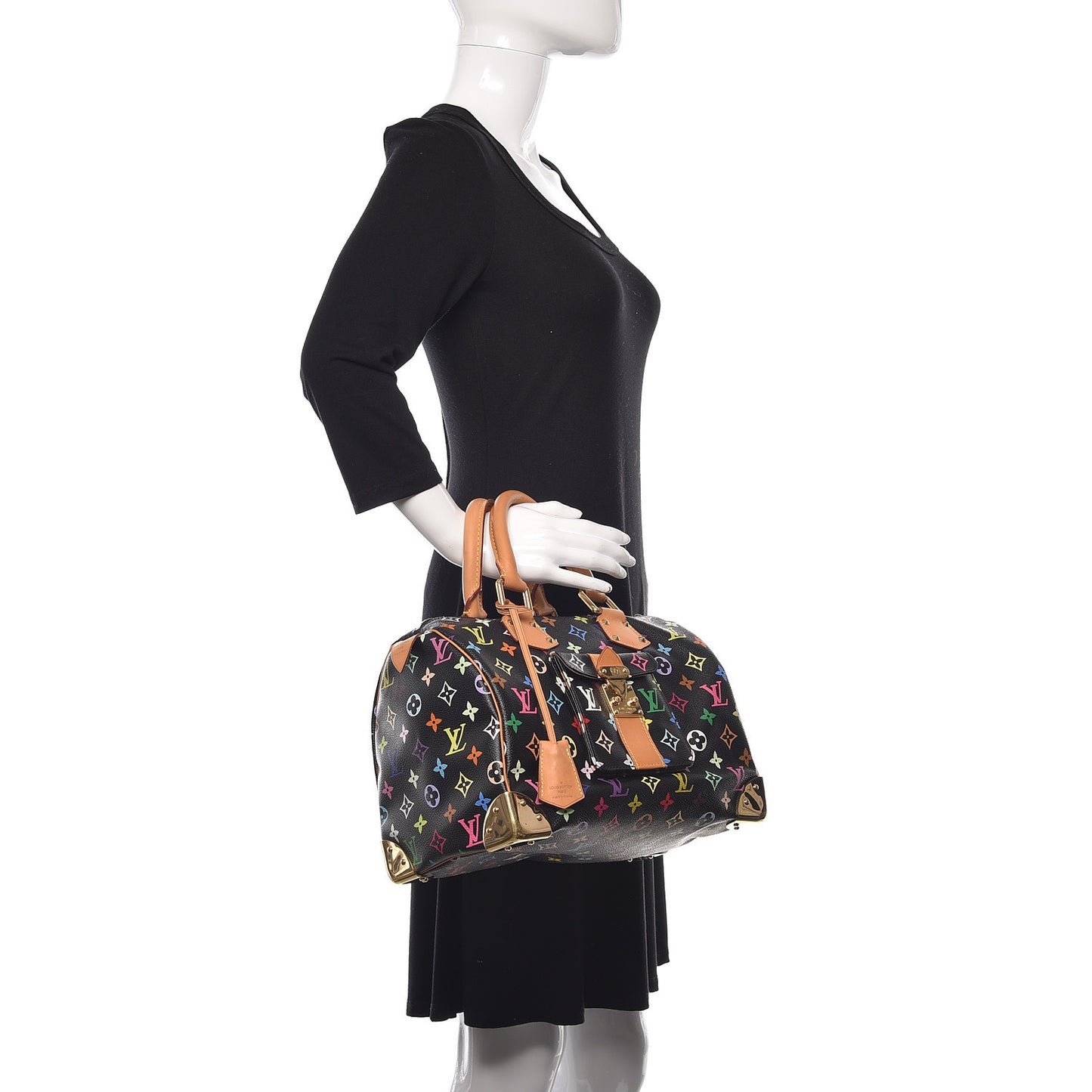 Monogram Multicolor Speedy 30 Black