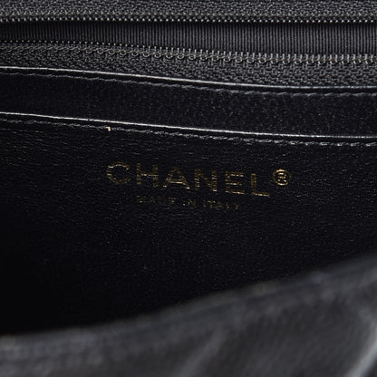 Chanel Caviar Quilted Jumbo Single Flap Black 6 of 7