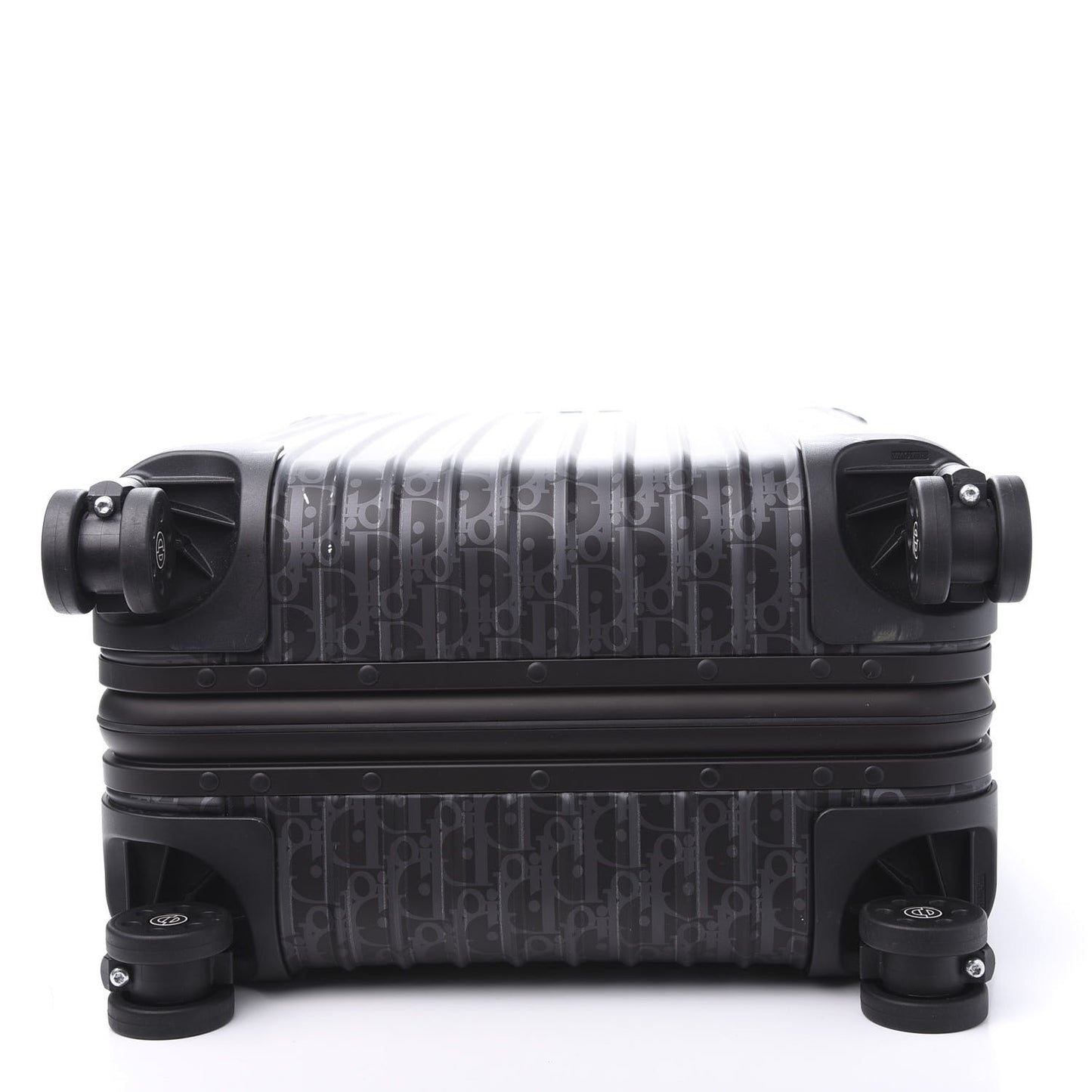 X RIMOWA Aluminum Zucca Print Roll Away Carry On Luggage