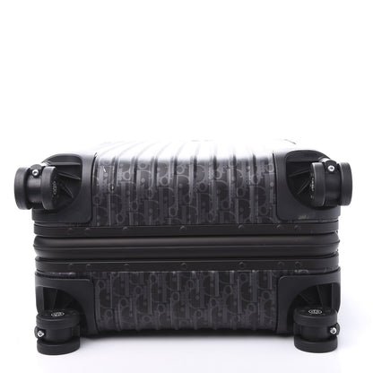 Christian Dior X RIMOWA Aluminum Zucca Print Roll Away Carry On Luggage 6 of 13