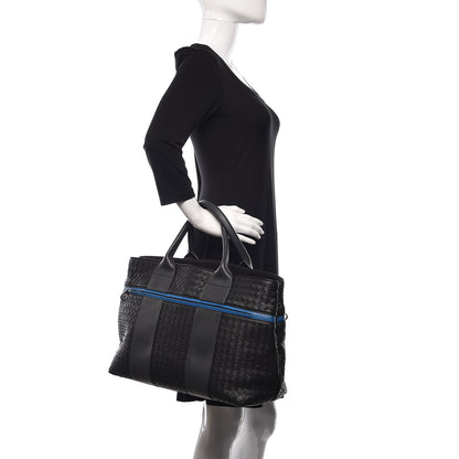 Bottega Veneta Nappa Intrecciato Stripe Tote 2 of 11
