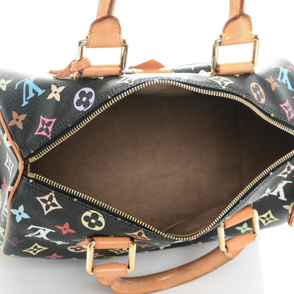Louis Vuitton Monogram Multicolor Speedy 30 Black 5 of 7