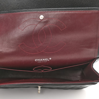 Chanel Caviar Quilted Jumbo Double Flap Black 5 of 11